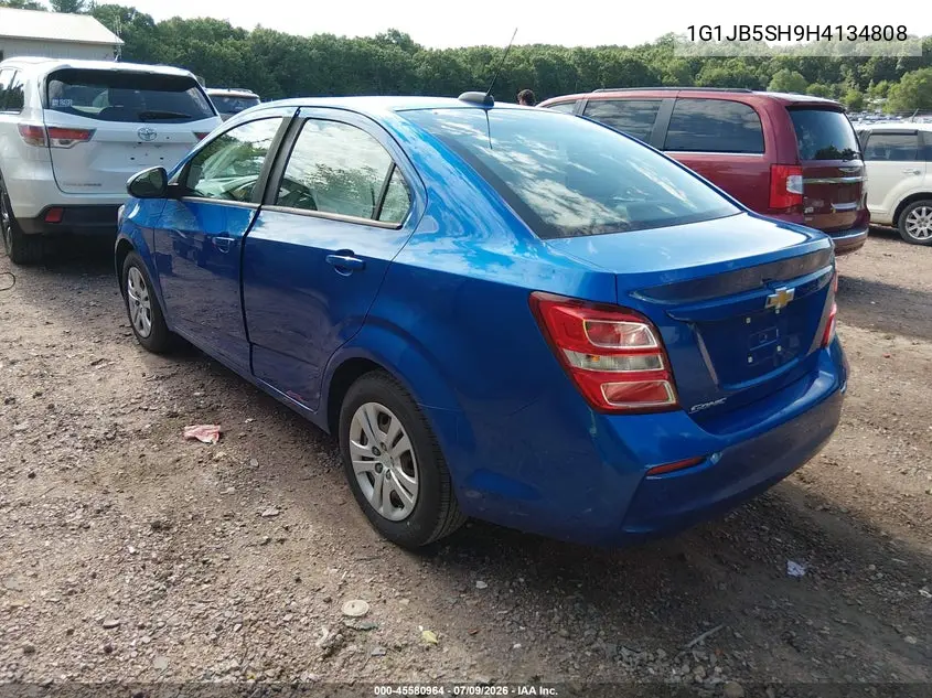 2017 Chevrolet Sonic Ls Auto VIN: 1G1JB5SH9H4134808 Lot: 45580964