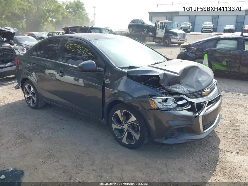 2017 Chevrolet Sonic Premier Auto VIN: 1G1JF5SBXH4113370 Lot: 45595115
