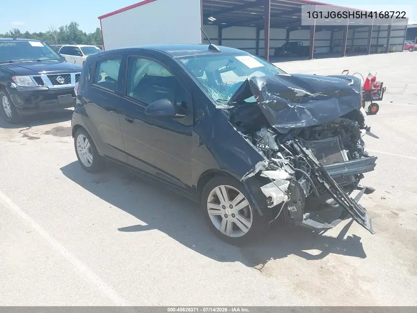 2017 Chevrolet Sonic Lt Auto VIN: 1G1JG6SH5H4168722 Lot: 45626371