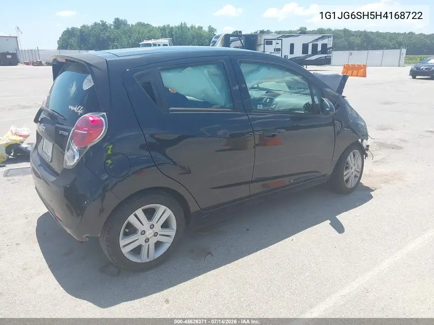 2017 Chevrolet Sonic Lt Auto VIN: 1G1JG6SH5H4168722 Lot: 45626371