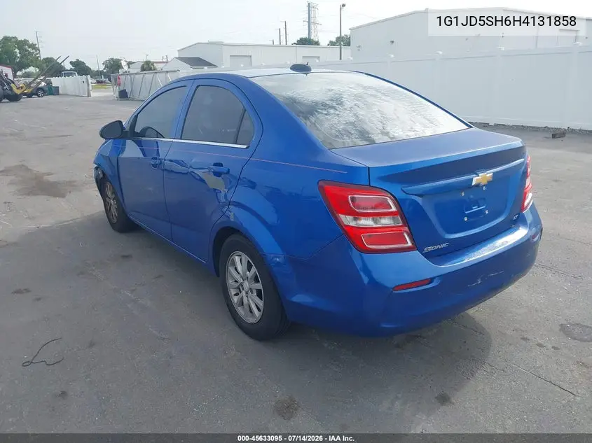 2017 Chevrolet Sonic Lt Auto VIN: 1G1JD5SH6H4131858 Lot: 45633095