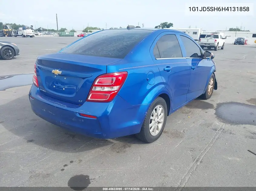 2017 Chevrolet Sonic Lt Auto VIN: 1G1JD5SH6H4131858 Lot: 45633095