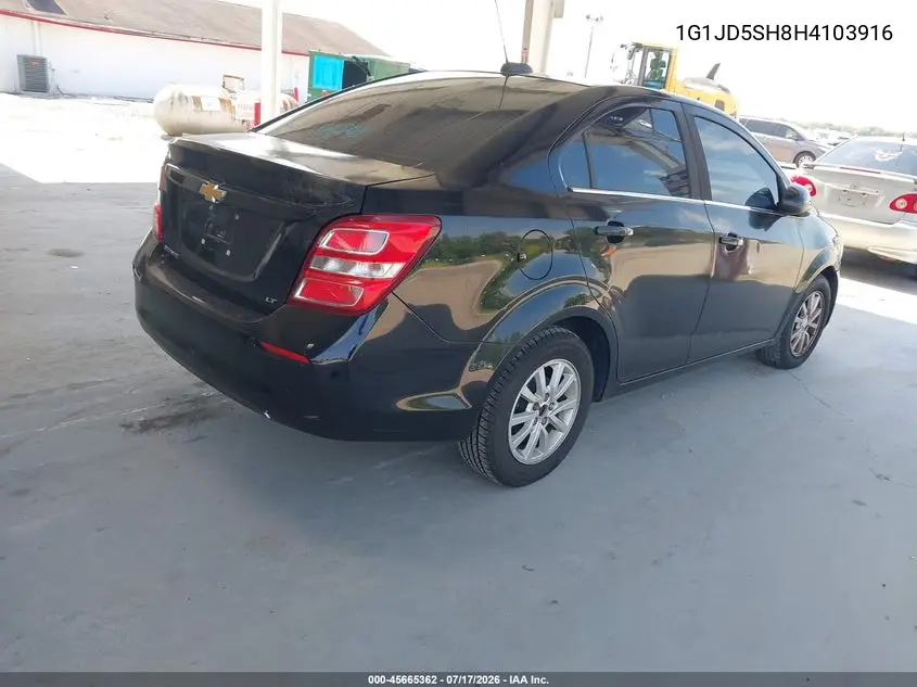 2017 Chevrolet Sonic Lt Auto VIN: 1G1JD5SH8H4103916 Lot: 45665362