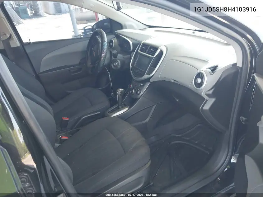 2017 Chevrolet Sonic Lt Auto VIN: 1G1JD5SH8H4103916 Lot: 45665362
