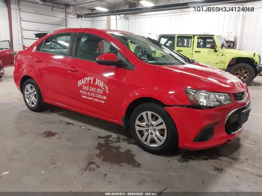 2018 Chevrolet Sonic Ls Auto VIN: 1G1JB5SH3J4124068 Lot: 45191873