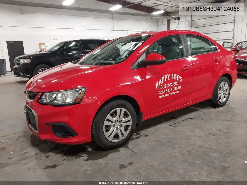 2018 Chevrolet Sonic Ls Auto VIN: 1G1JB5SH3J4124068 Lot: 45191873