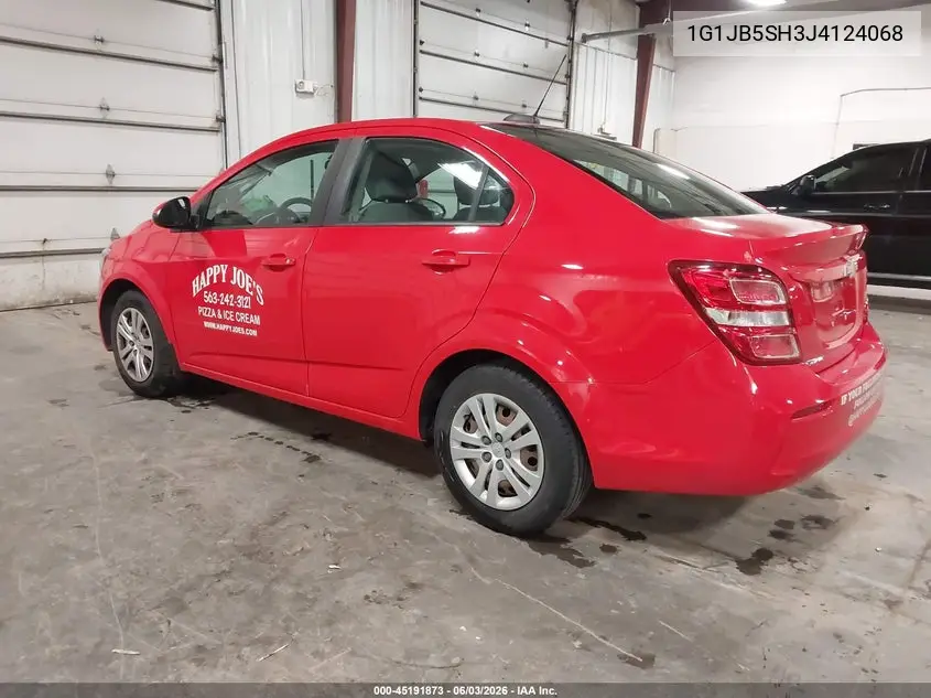 2018 Chevrolet Sonic Ls Auto VIN: 1G1JB5SH3J4124068 Lot: 45191873