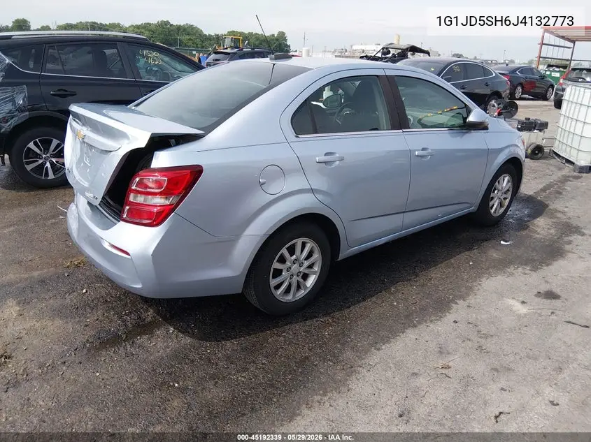 2018 Chevrolet Sonic Lt Auto VIN: 1G1JD5SH6J4132773 Lot: 45192339