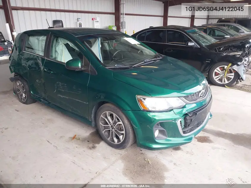 2018 Chevrolet Sonic Lt Auto VIN: 1G1JD6SG4J4122045 Lot: 45565042