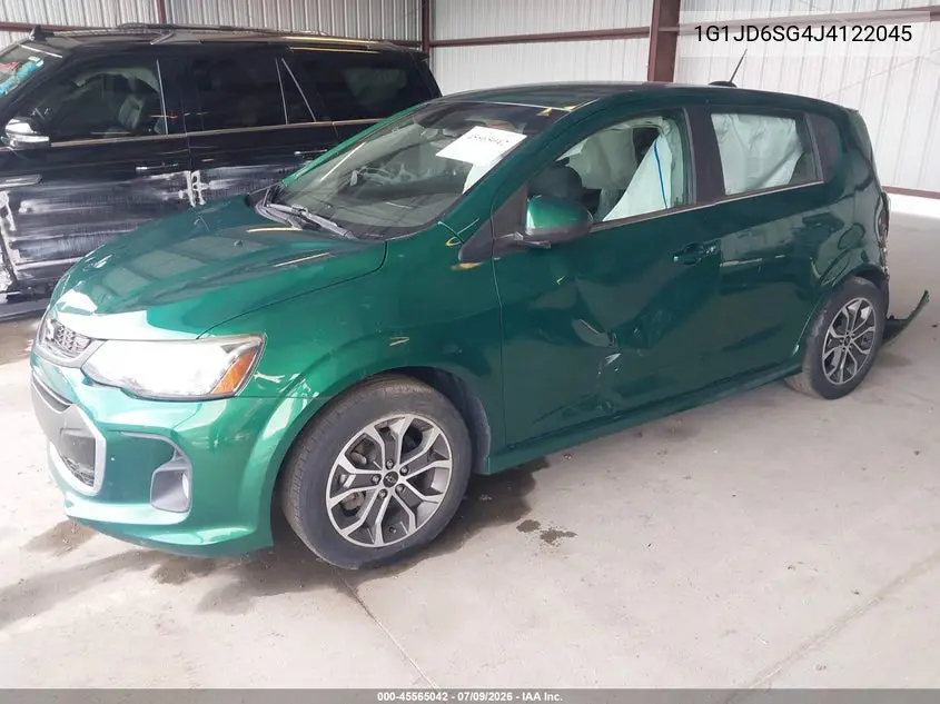 2018 Chevrolet Sonic Lt Auto VIN: 1G1JD6SG4J4122045 Lot: 45565042
