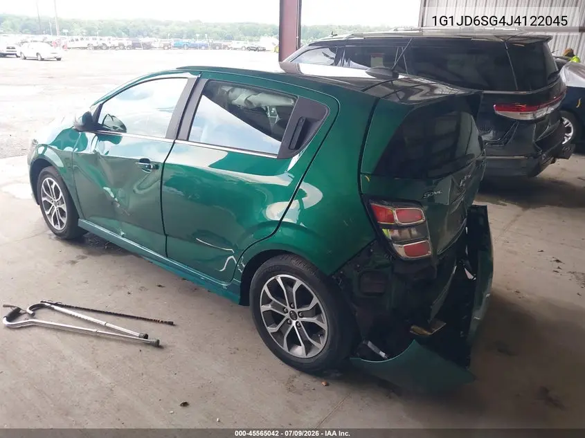 2018 Chevrolet Sonic Lt Auto VIN: 1G1JD6SG4J4122045 Lot: 45565042