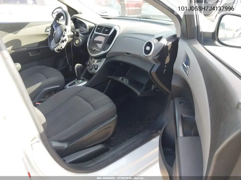 2018 Chevrolet Sonic Lt Auto VIN: 1G1JD5SH7J4137996 Lot: 45645508