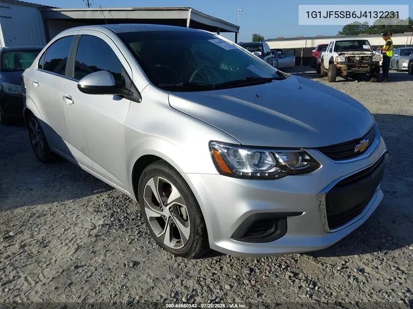 1G1JF5SB6J4132231 2018 Chevrolet Sonic Premier Auto