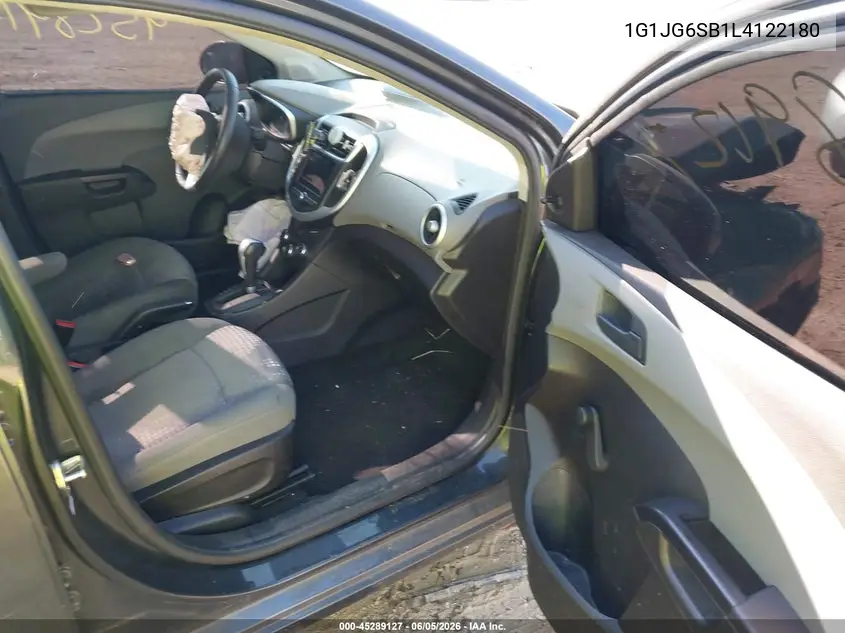 2020 Chevrolet Sonic Fwd 1Fl 5-Door VIN: 1G1JG6SB1L4122180 Lot: 45289127