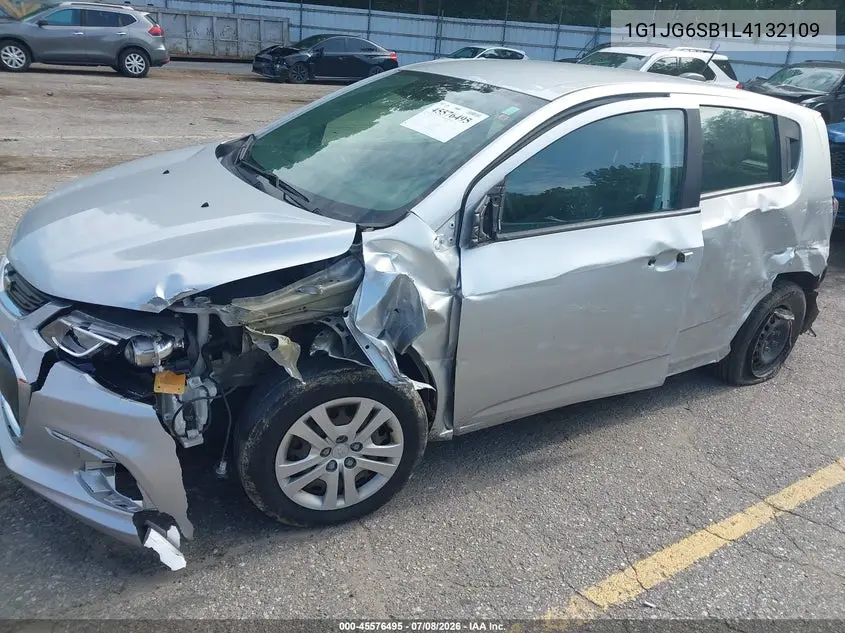 2020 Chevrolet Sonic Fwd 1Fl 5-Door VIN: 1G1JG6SB1L4132109 Lot: 45576495