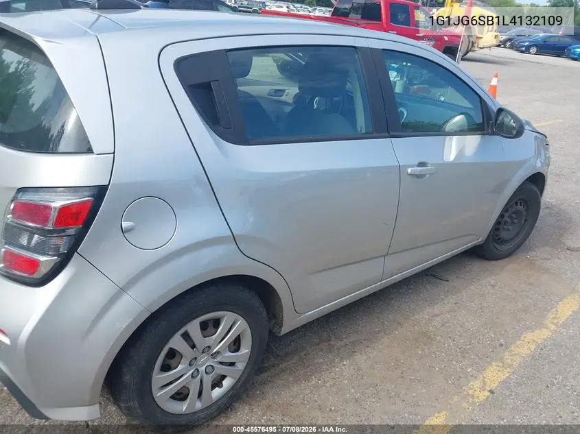 2020 Chevrolet Sonic Fwd 1Fl 5-Door VIN: 1G1JG6SB1L4132109 Lot: 45576495