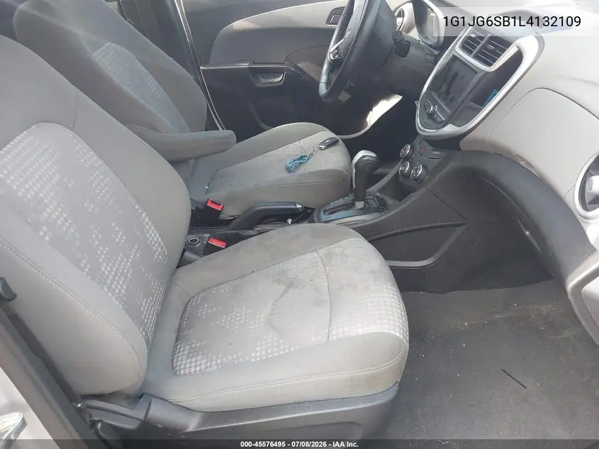 2020 Chevrolet Sonic Fwd 1Fl 5-Door VIN: 1G1JG6SB1L4132109 Lot: 45576495