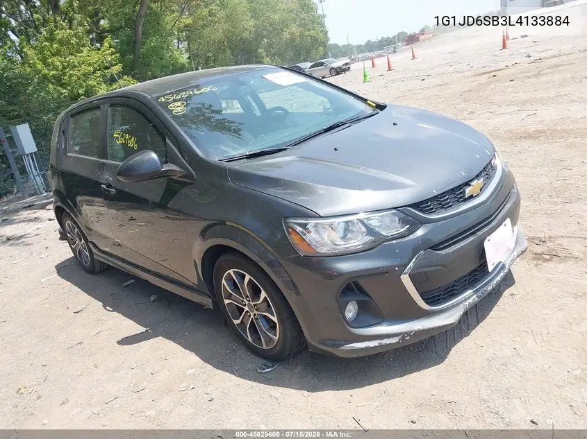2020 Chevrolet Sonic Fwd Lt 5-Door VIN: 1G1JD6SB3L4133884 Lot: 45629606