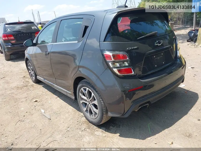 2020 Chevrolet Sonic Fwd Lt 5-Door VIN: 1G1JD6SB3L4133884 Lot: 45629606