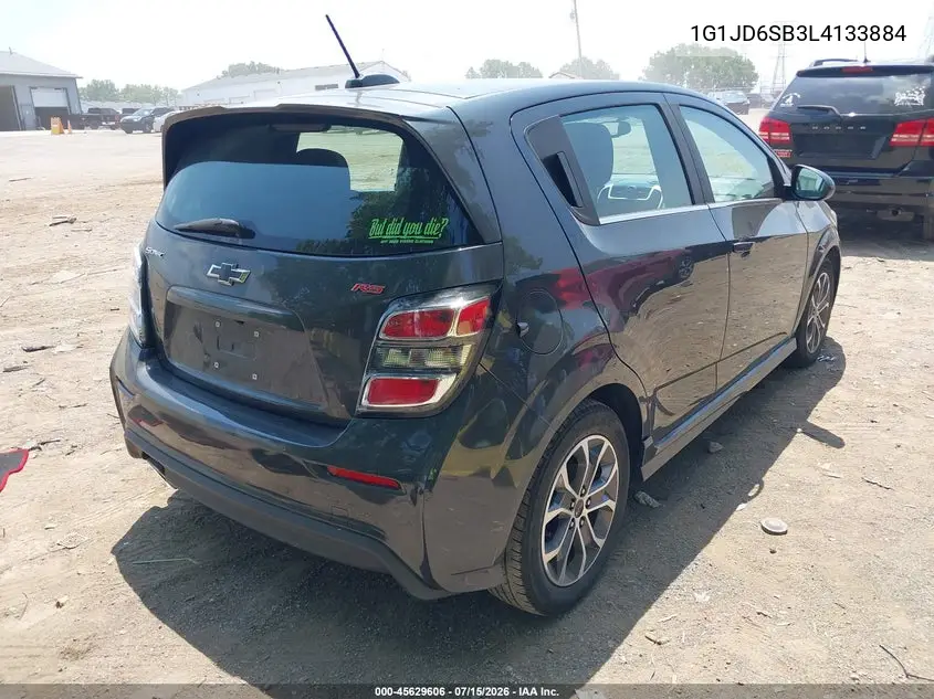 2020 Chevrolet Sonic Fwd Lt 5-Door VIN: 1G1JD6SB3L4133884 Lot: 45629606