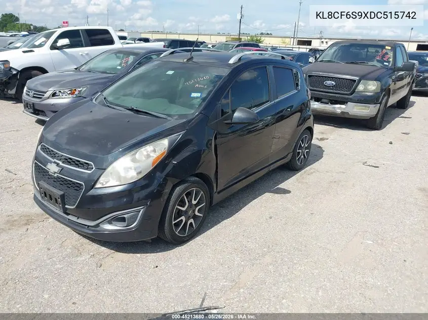 2013 Chevrolet Spark 2Lt Auto VIN: KL8CF6S9XDC515742 Lot: 45213680