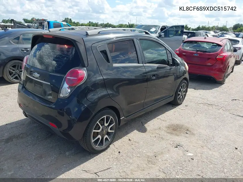 2013 Chevrolet Spark 2Lt Auto VIN: KL8CF6S9XDC515742 Lot: 45213680