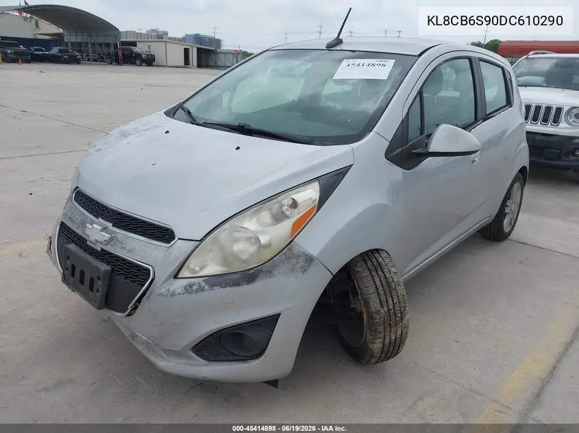 2013 Chevrolet Spark Ls Auto VIN: KL8CB6S90DC610290 Lot: 45414898