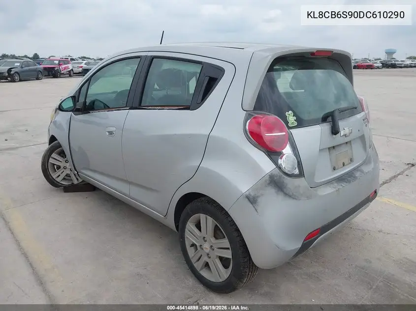 2013 Chevrolet Spark Ls Auto VIN: KL8CB6S90DC610290 Lot: 45414898