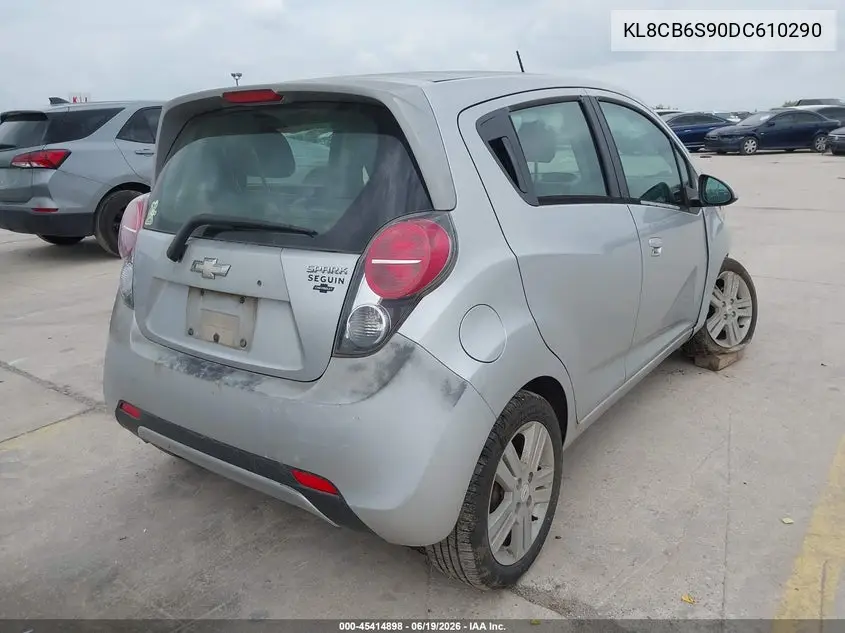2013 Chevrolet Spark Ls Auto VIN: KL8CB6S90DC610290 Lot: 45414898