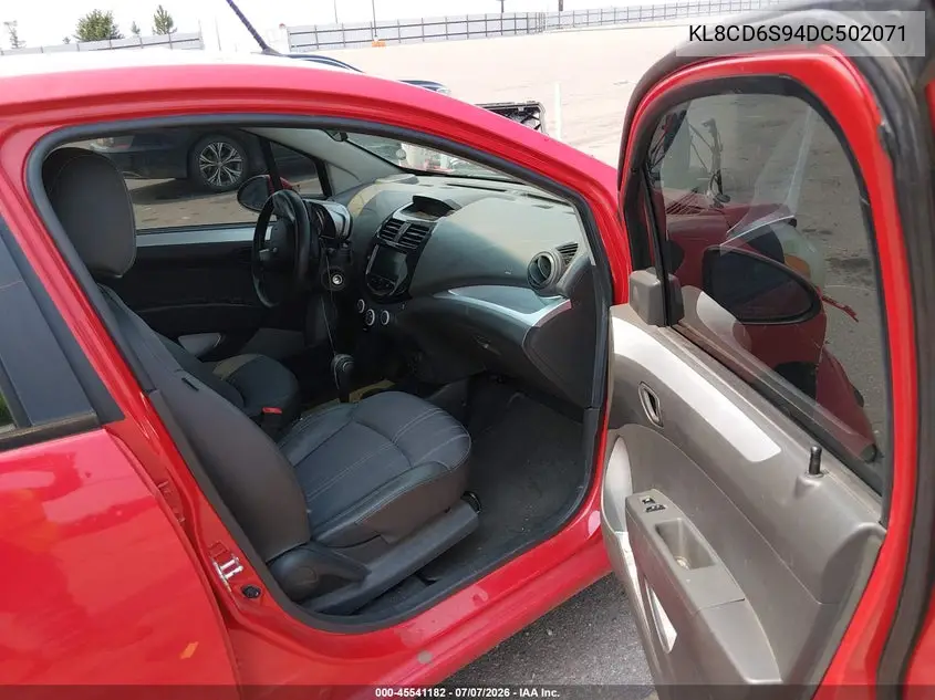 2013 Chevrolet Spark 1Lt Auto VIN: KL8CD6S94DC502071 Lot: 45541182