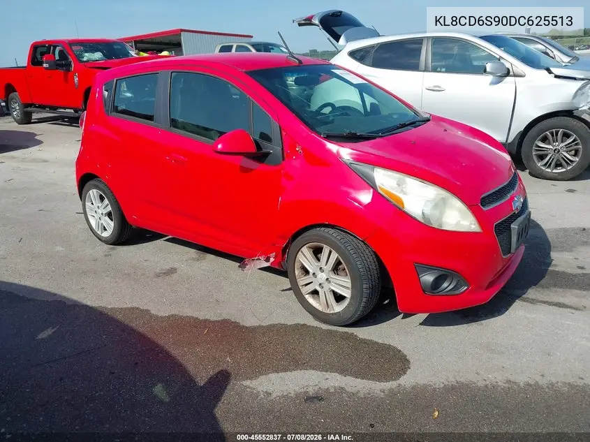 2013 Chevrolet Spark 1Lt Auto VIN: KL8CD6S90DC625513 Lot: 45552837