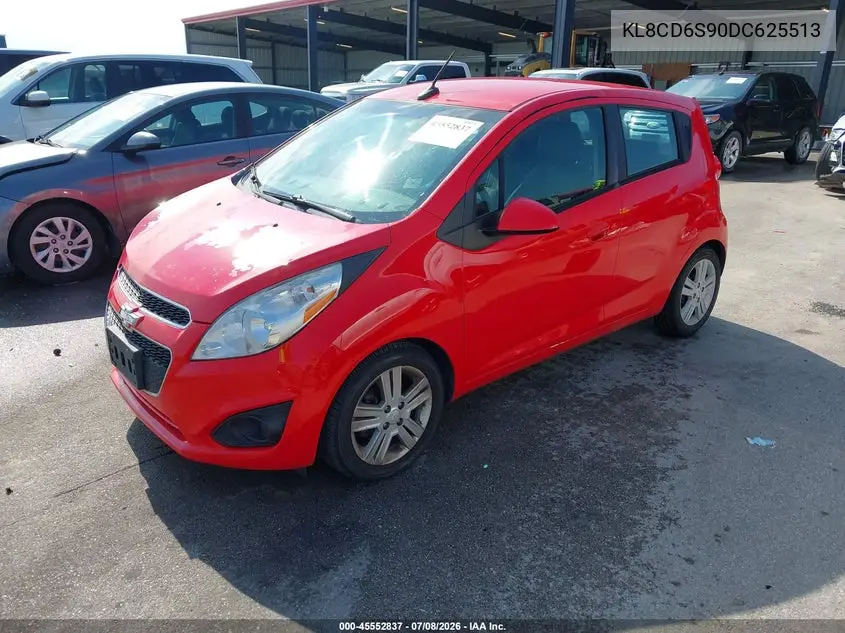 2013 Chevrolet Spark 1Lt Auto VIN: KL8CD6S90DC625513 Lot: 45552837