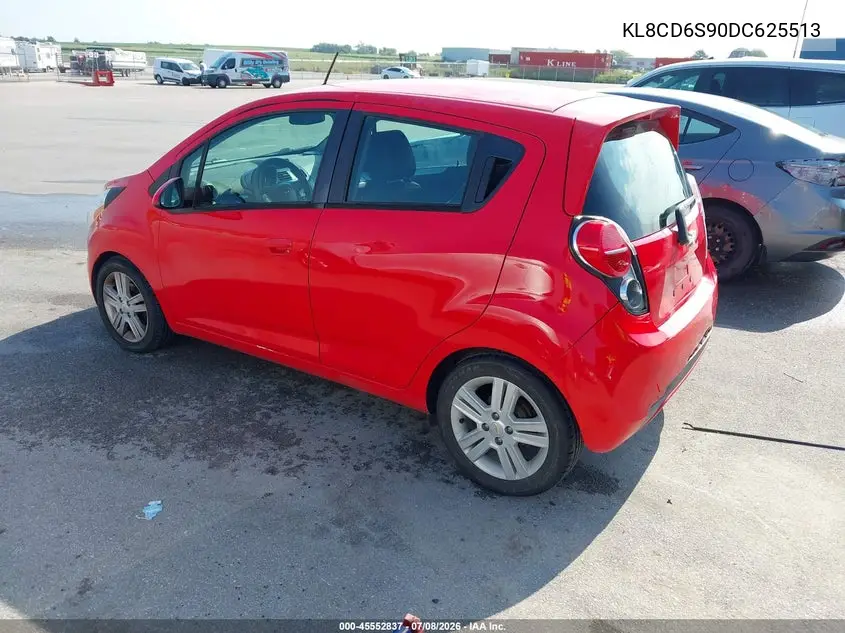 2013 Chevrolet Spark 1Lt Auto VIN: KL8CD6S90DC625513 Lot: 45552837