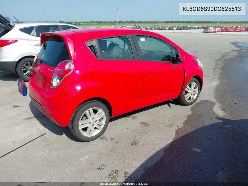 2013 Chevrolet Spark 1Lt Auto VIN: KL8CD6S90DC625513 Lot: 45552837