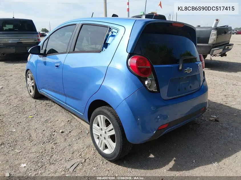 2013 Chevrolet Spark Ls Auto VIN: KL8CB6S90DC517415 Lot: 45575358