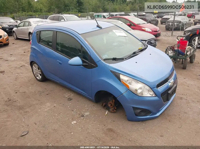 2013 Chevrolet Spark 1Lt Auto VIN: KL8CD6S99DC506231 Lot: 45618931