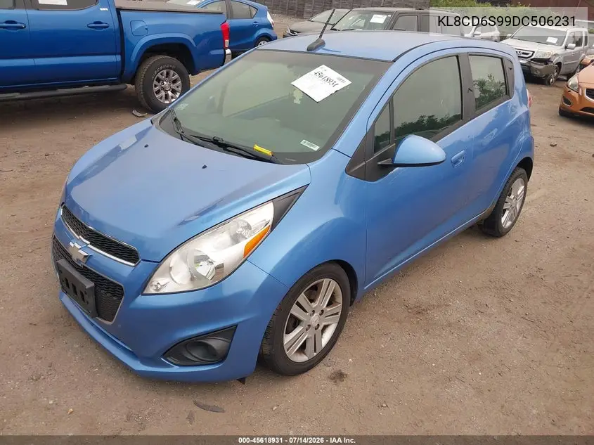 2013 Chevrolet Spark 1Lt Auto VIN: KL8CD6S99DC506231 Lot: 45618931