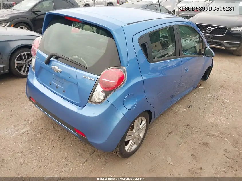 2013 Chevrolet Spark 1Lt Auto VIN: KL8CD6S99DC506231 Lot: 45618931