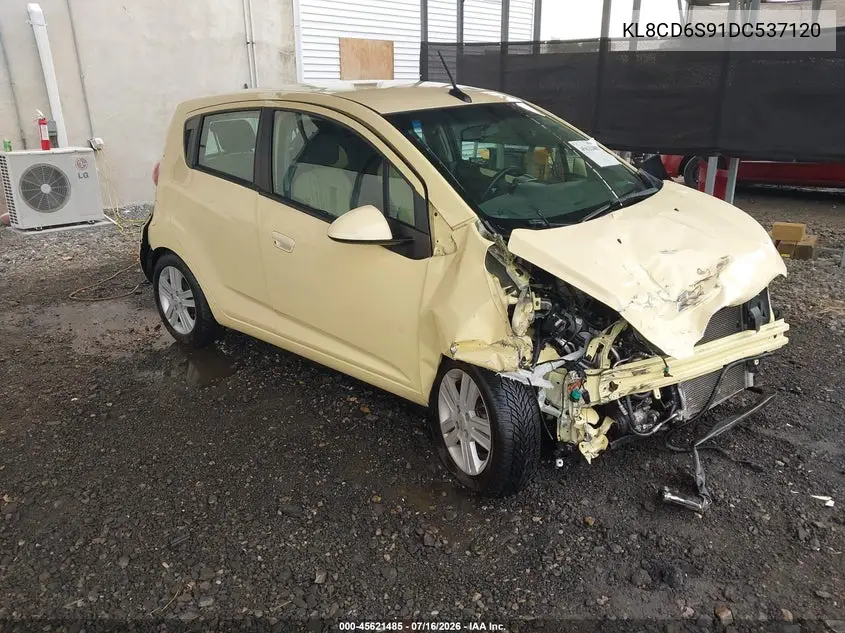 2013 Chevrolet Spark 1Lt Auto VIN: KL8CD6S91DC537120 Lot: 45621485