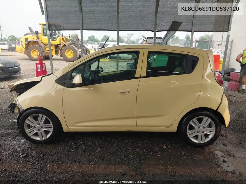 2013 Chevrolet Spark 1Lt Auto VIN: KL8CD6S91DC537120 Lot: 45621485