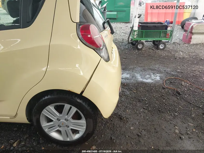 2013 Chevrolet Spark 1Lt Auto VIN: KL8CD6S91DC537120 Lot: 45621485