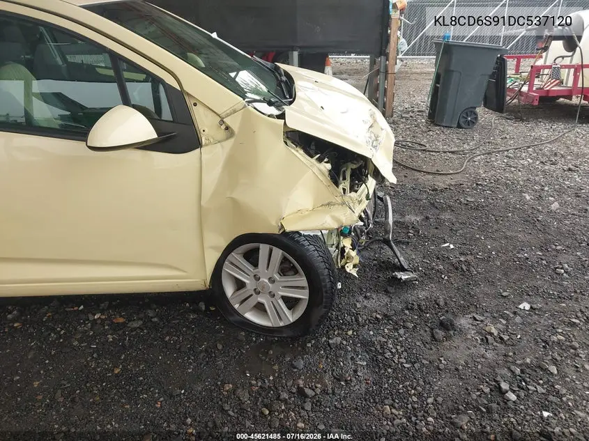 2013 Chevrolet Spark 1Lt Auto VIN: KL8CD6S91DC537120 Lot: 45621485