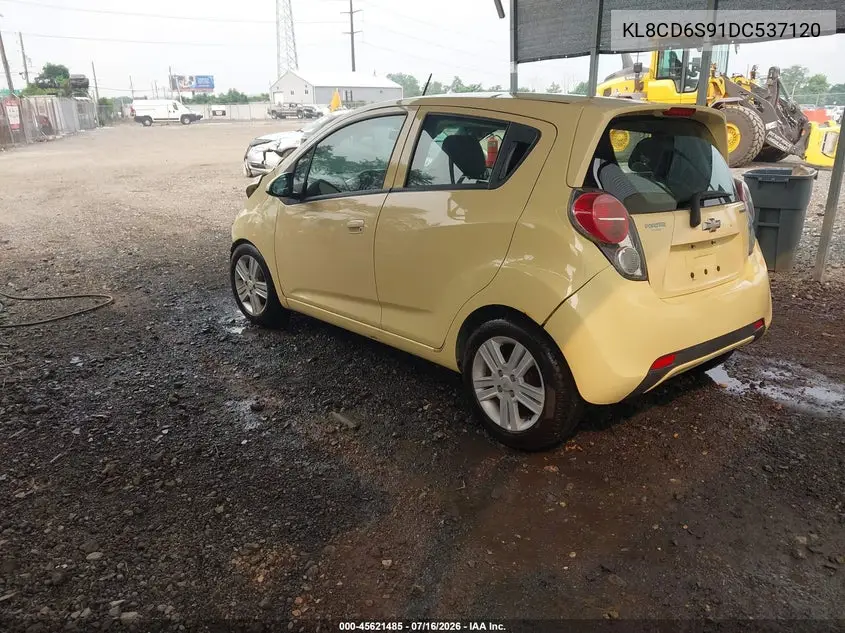2013 Chevrolet Spark 1Lt Auto VIN: KL8CD6S91DC537120 Lot: 45621485