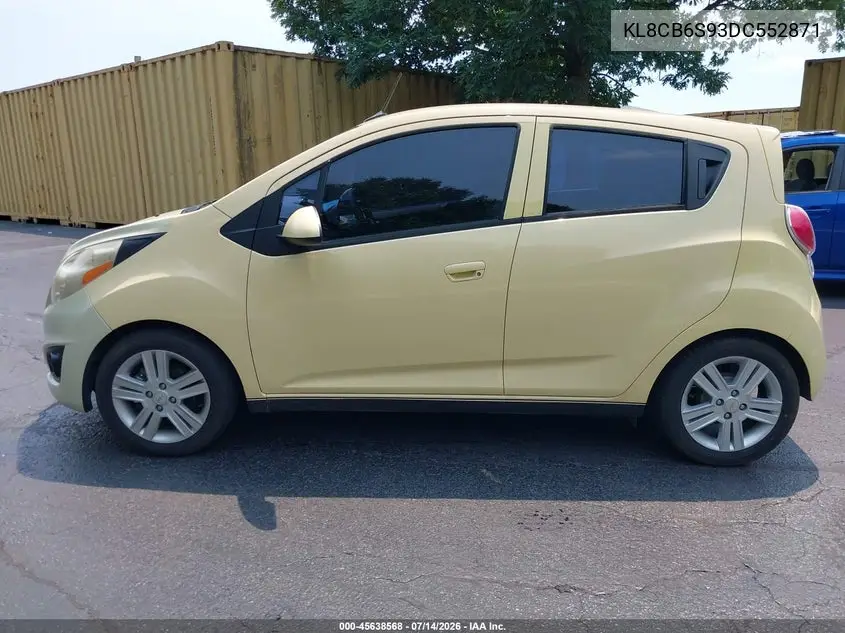 2013 Chevrolet Spark Ls Auto VIN: KL8CB6S93DC552871 Lot: 45638568