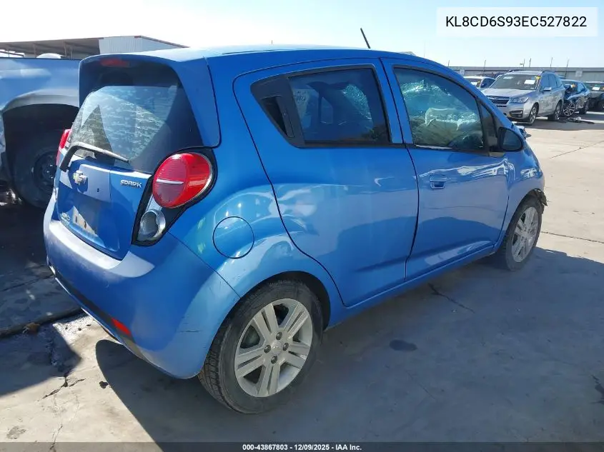 KL8CD6S93EC527822 2014 Chevrolet Spark 1Lt Auto