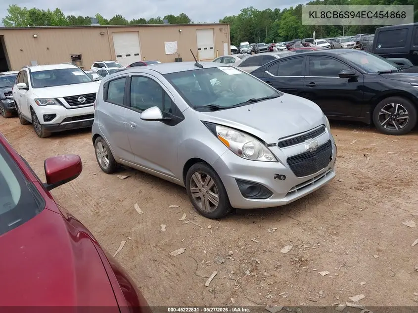 2014 Chevrolet Spark Ls Auto VIN: KL8CB6S94EC454868 Lot: 45222831