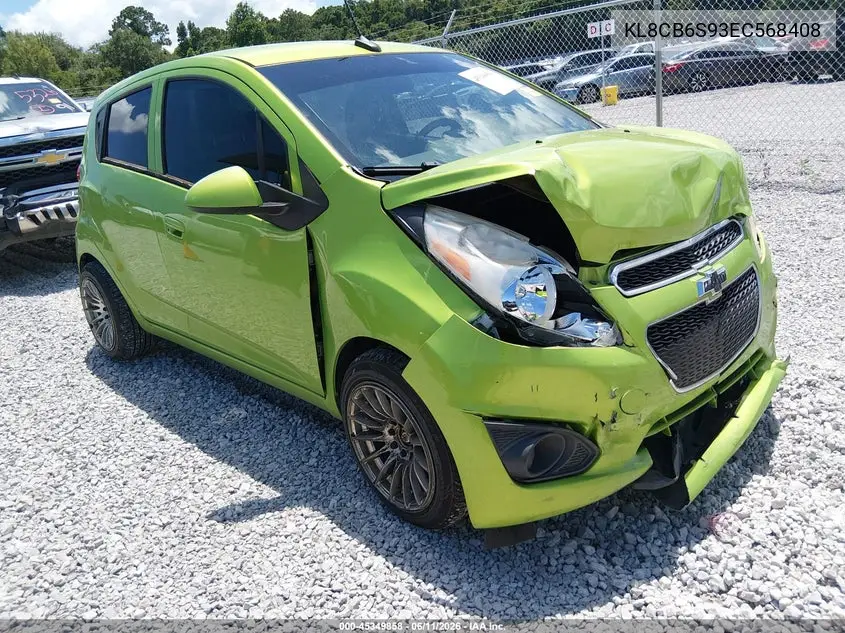 2014 Chevrolet Spark Ls Auto VIN: KL8CB6S93EC568408 Lot: 45349858