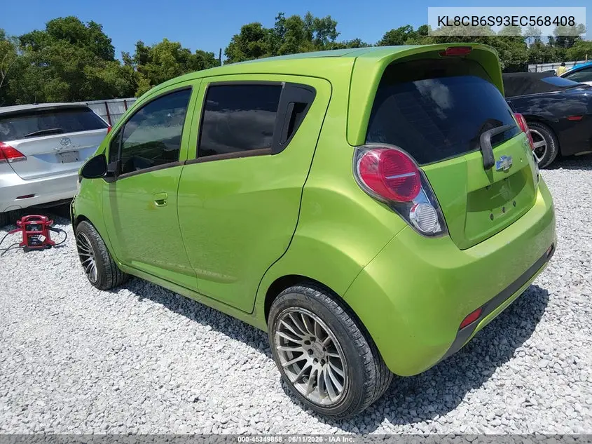 2014 Chevrolet Spark Ls Auto VIN: KL8CB6S93EC568408 Lot: 45349858