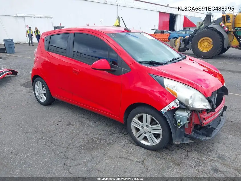 2014 Chevrolet Spark Ls Manual VIN: KL8CA6S91EC488995 Lot: 45490355