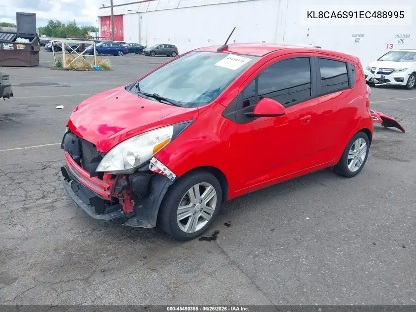 2014 Chevrolet Spark Ls Manual VIN: KL8CA6S91EC488995 Lot: 45490355